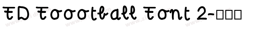 FD Foootball Font 2字体转换